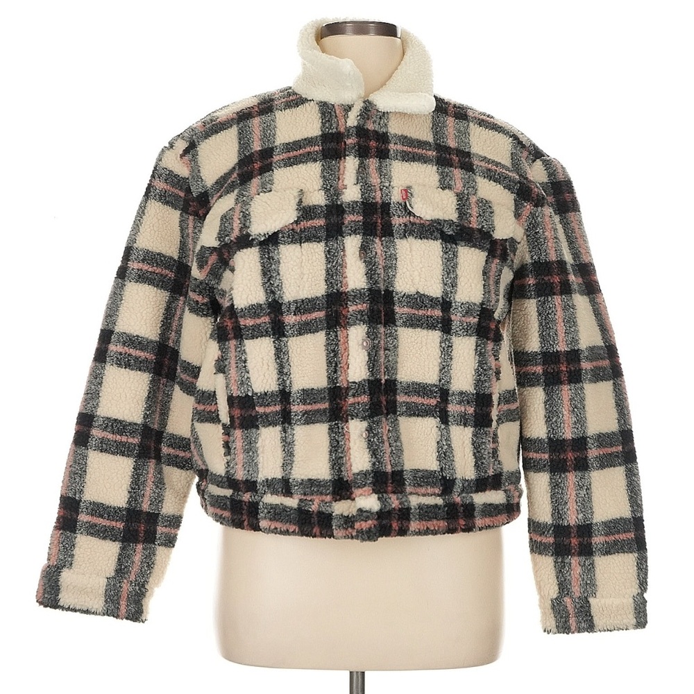 LEVI’S Sherpa Ex-Boyfriend Trucker Jacket NWT